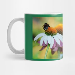 Echinacea Purpurea with Bee Mug